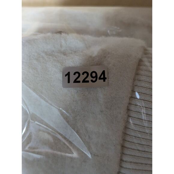 Joie Jacket Womens Small Petite Premium Fleece Pockets Full Zip Collar Cream - Picture 12 of 12